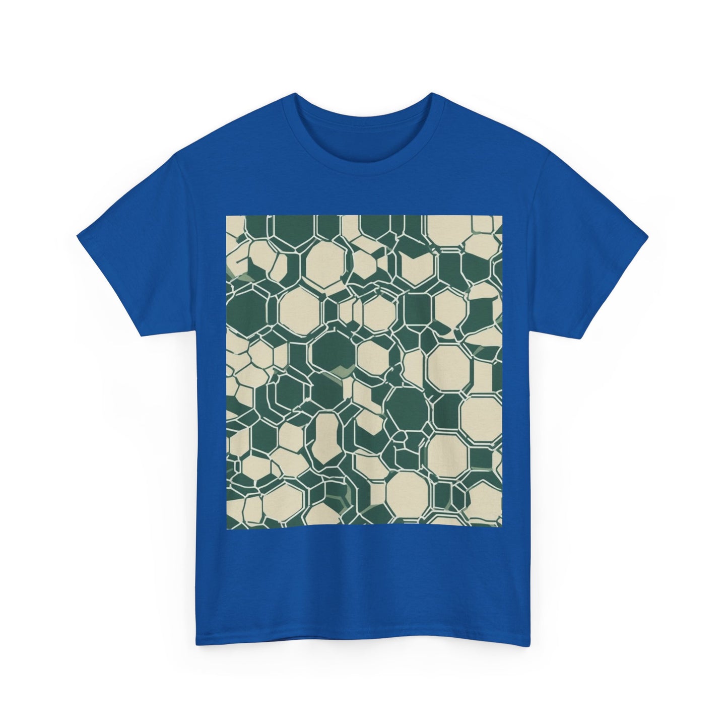 boostlete-iron-intent-pattern-hex-blueprint-0271 — Unisex Heavy Cotton Tee (Gildan 5000)