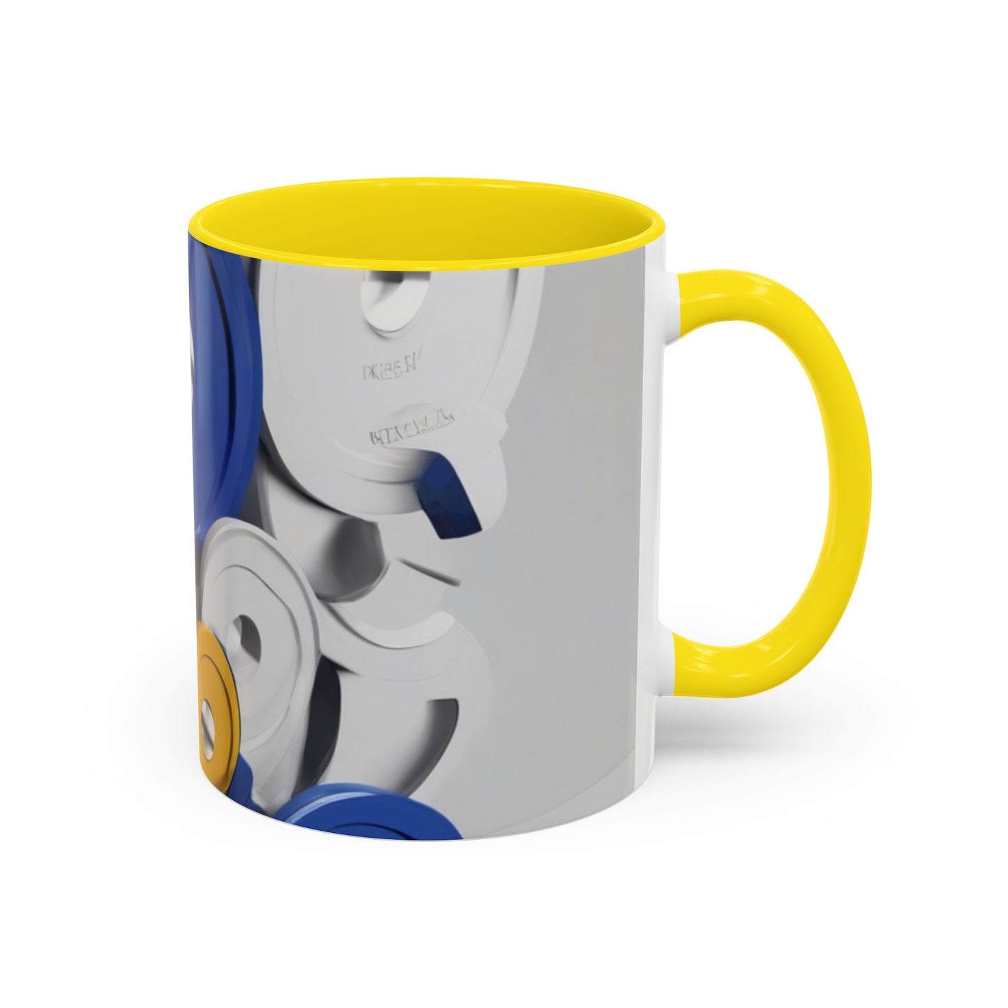 boostlete-field-day-icon-barbell-offset-geometric-0150 — Accent Mug 11oz/15oz