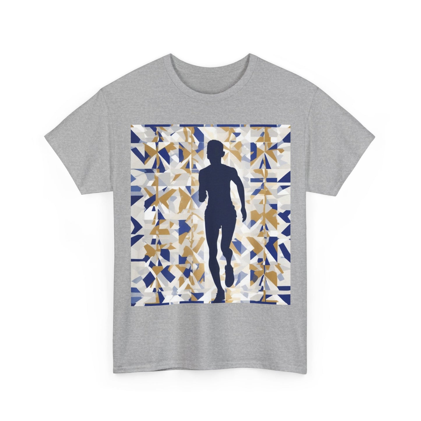 boostlete-recovery-progress-scene-marathoner-matte-geometric-0448 — Unisex Heavy Cotton Tee (Gildan 5000)