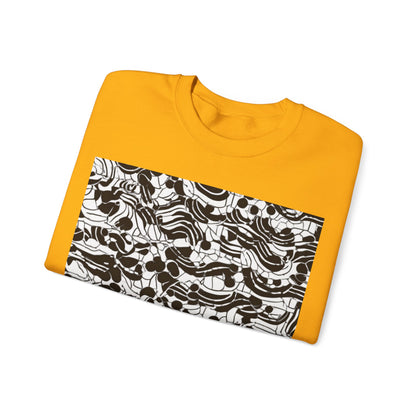 boostlete-rise-grind-pattern-dotted-line-art-0483 — Unisex Heavy Blend Crewneck (G18000)