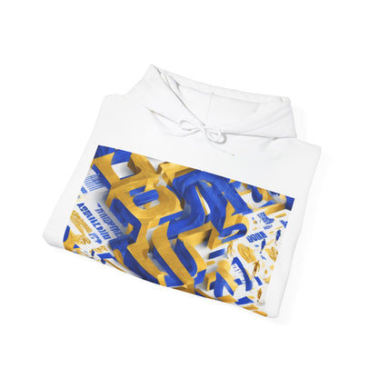 boostlete-iron-intent-type-one-more-rep-arc-isometric-0069 — Unisex Heavy Blend Hooded Sweatshirt (Gildan)