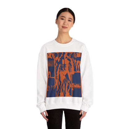 boostlete-rise-grind-scene-deadlift-3d-paper-0812 — Unisex Heavy Blend Crewneck (G18000)