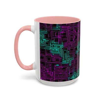 boostlete-boost-mode-pattern-plate-number-monoline-0079 — Accent Mug 11oz/15oz