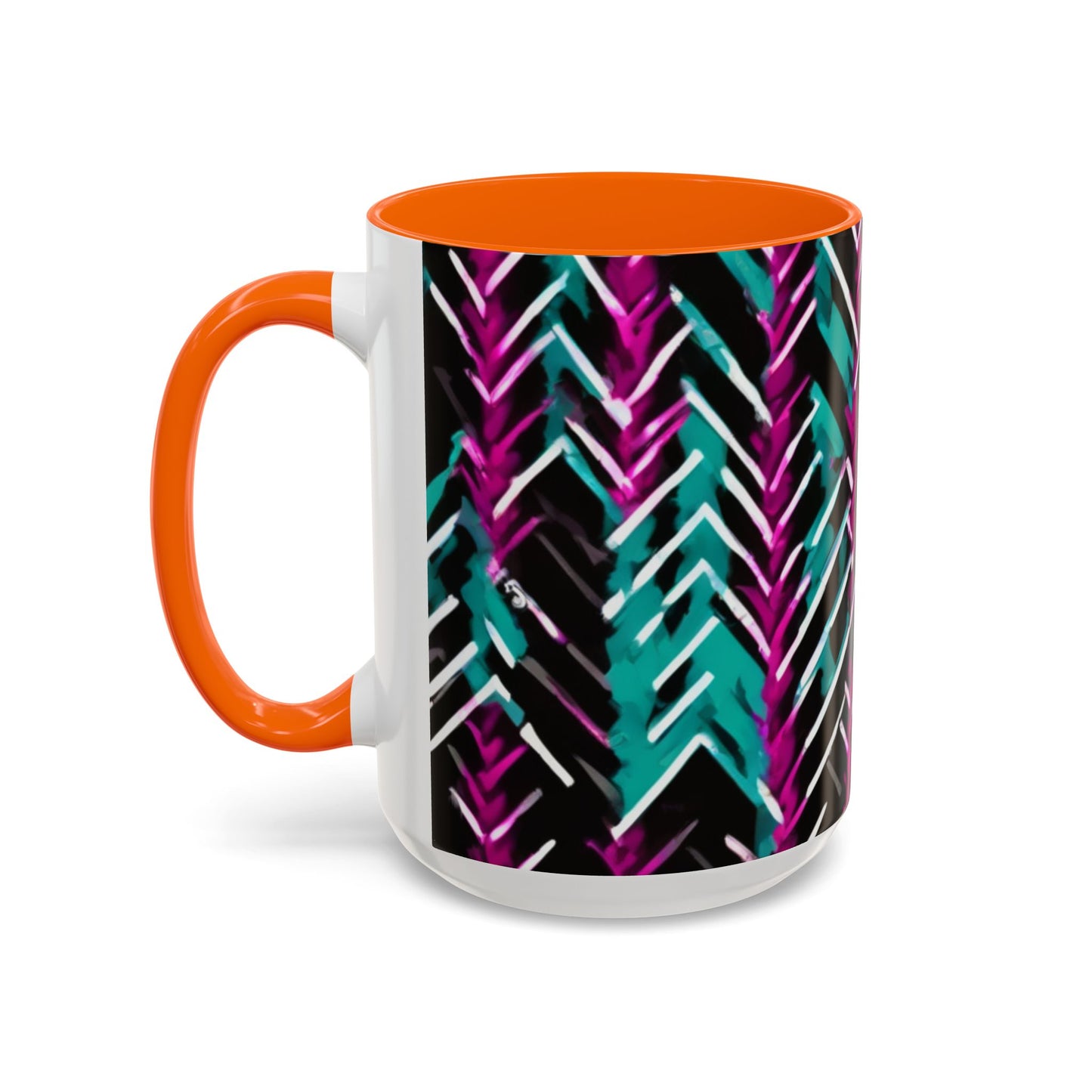 boostlete-recovery-progress-pattern-chevron-retro-0243 — Accent Mug 11/15oz