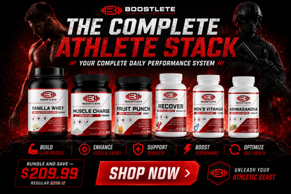 The Complete Athlete Stack — Full Daily Supplement Bundle | Boostlete