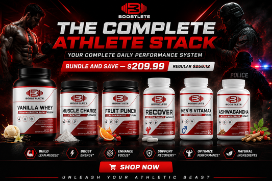 The Complete Athlete Stack — Full Daily Supplement Bundle | Boostlete