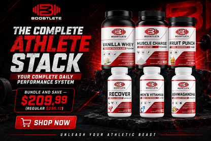 The Complete Athlete Stack — Full Daily Supplement Bundle | Boostlete