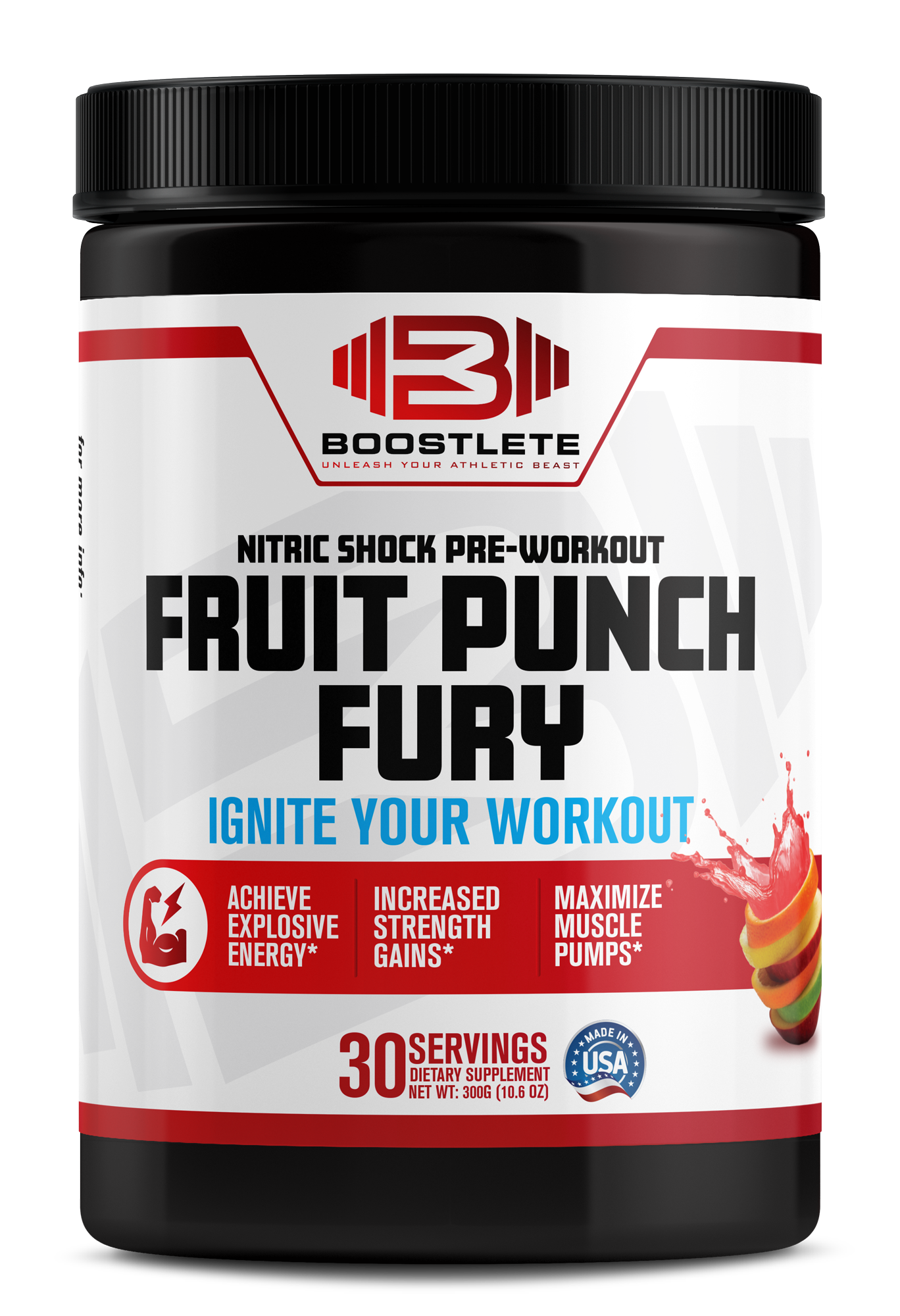 FRUIT PUNCH FURY (NITRIC SHOCK PRE-WORKOUT)