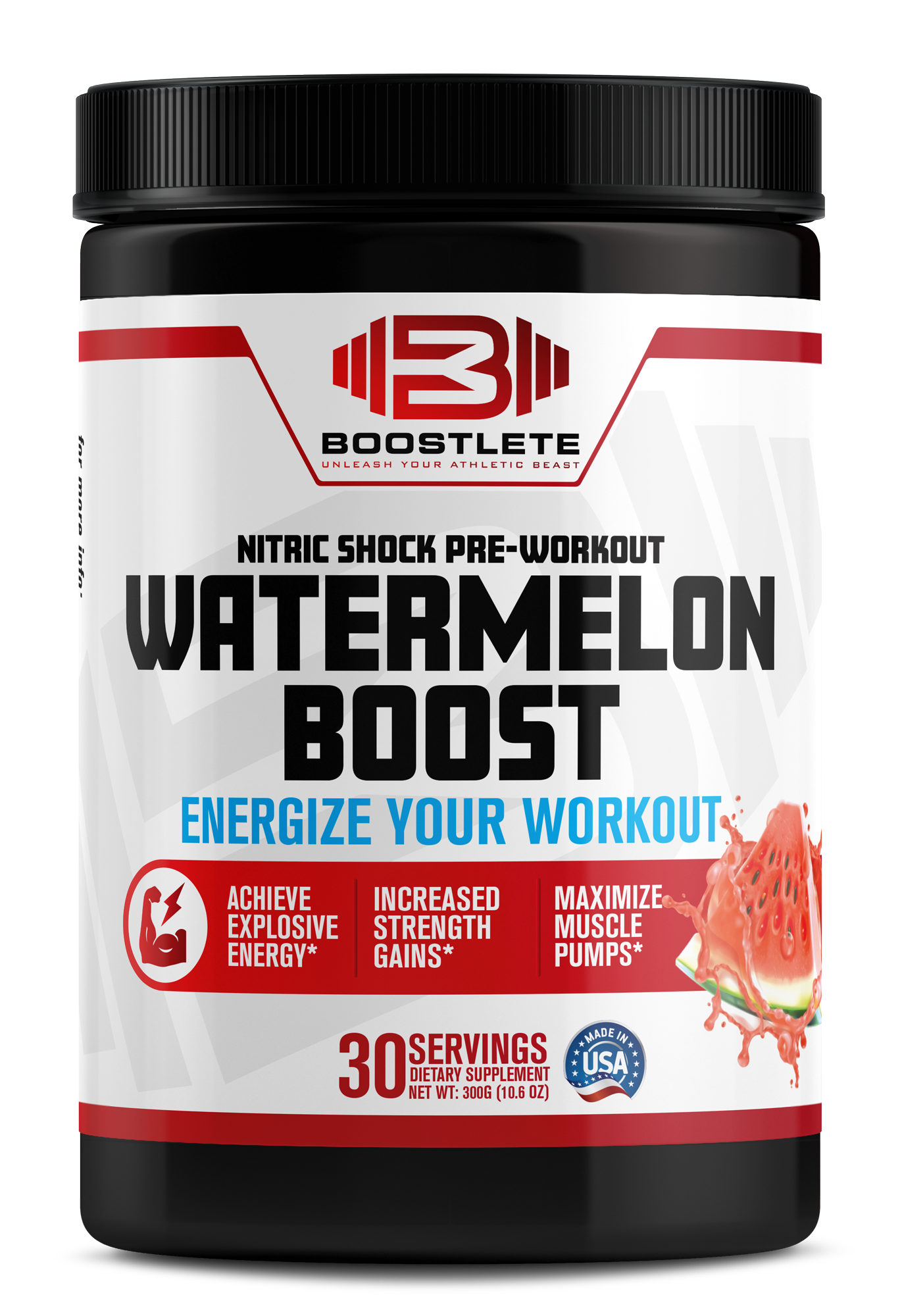 WATERMELON BOOST (NITRIC SHOCK PRE-WORKOUT)