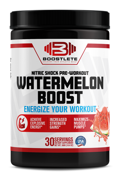 WATERMELON BOOST (NITRIC SHOCK PRE-WORKOUT)