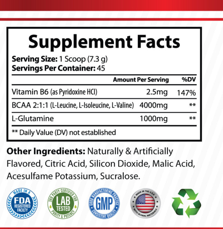 Boostlete Melon Boost BCAA – Watermelon Flavor – 45 Servings – Muscle Recovery & Strength Support – Glutamine & BCAA 2:1:1 Supplement – Dietary Powder for Fitness & Workout
